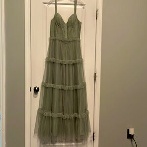 Beautiful Revelry - Sage Green Dress.